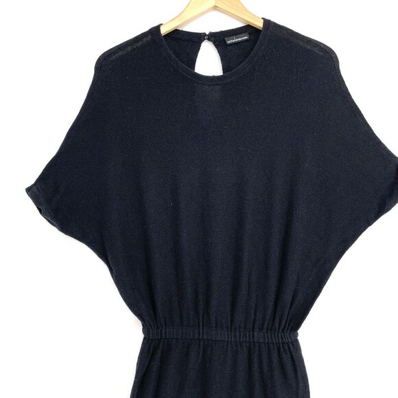 Moda International Sweater Dress Cashmere Blend Comfort Elastic Waist Size Small - Picture 3 of 5